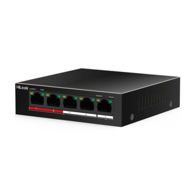 HikVision HiLook NS-0105P-35, L2 Switch, 4 Port PoE, 1 Uplink, 35W PoE Budget, 250m Range