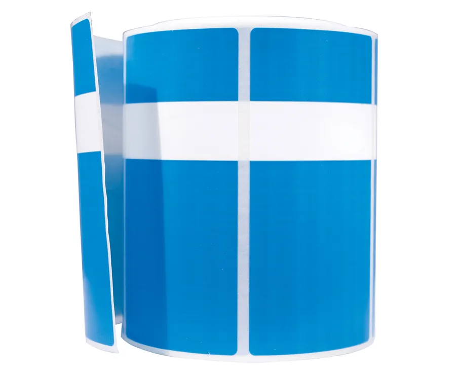 Optima Tag Label - Blue 250roll