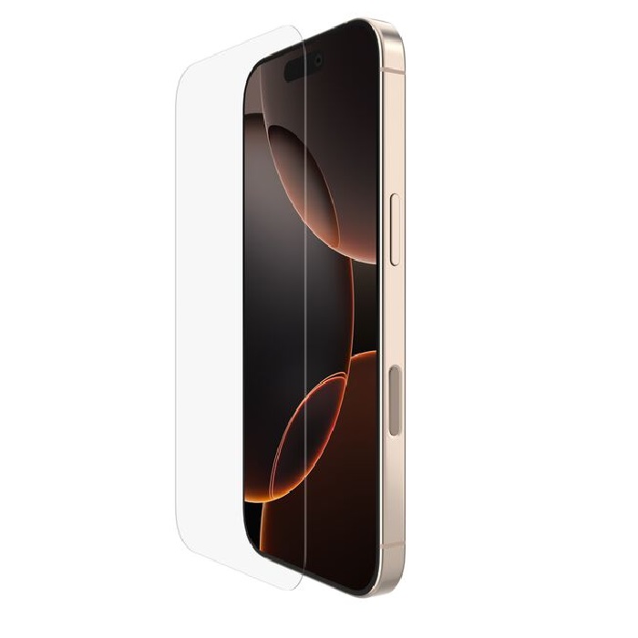 Belkin ScreenForce UltraGlass 2 Apple iPhone 17/ iPhone 16 Pro (6.3') Screen Protector - Clear (OVA157fq), Drop Protection (2.2M), 2 Years Warranty