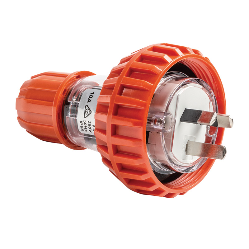 3 Pin Flat Industrial Plug 15A