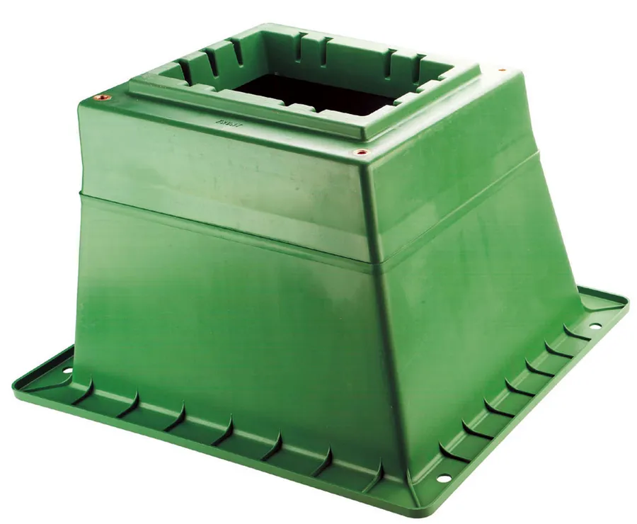 PILLAR BASE WITH INSERTS GREEN