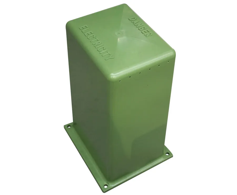 TALL PILLAR LID VENTED GREEN