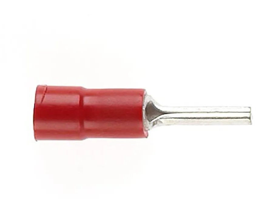 Pin Connector Red DG Range 0.5-1.5mm2 (pack of 100)