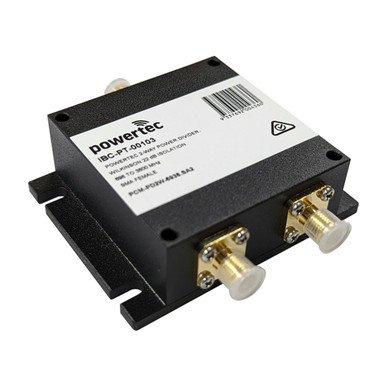 Powertec RF Power Divider 2-Way, 698-3800MHz, SMA Female, Wilkinson, 20dB isolation