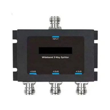 Powertec RF Power Divider, 3-Way, 698 to 3800 MHz, 4.3-10 Female, Wilkinson