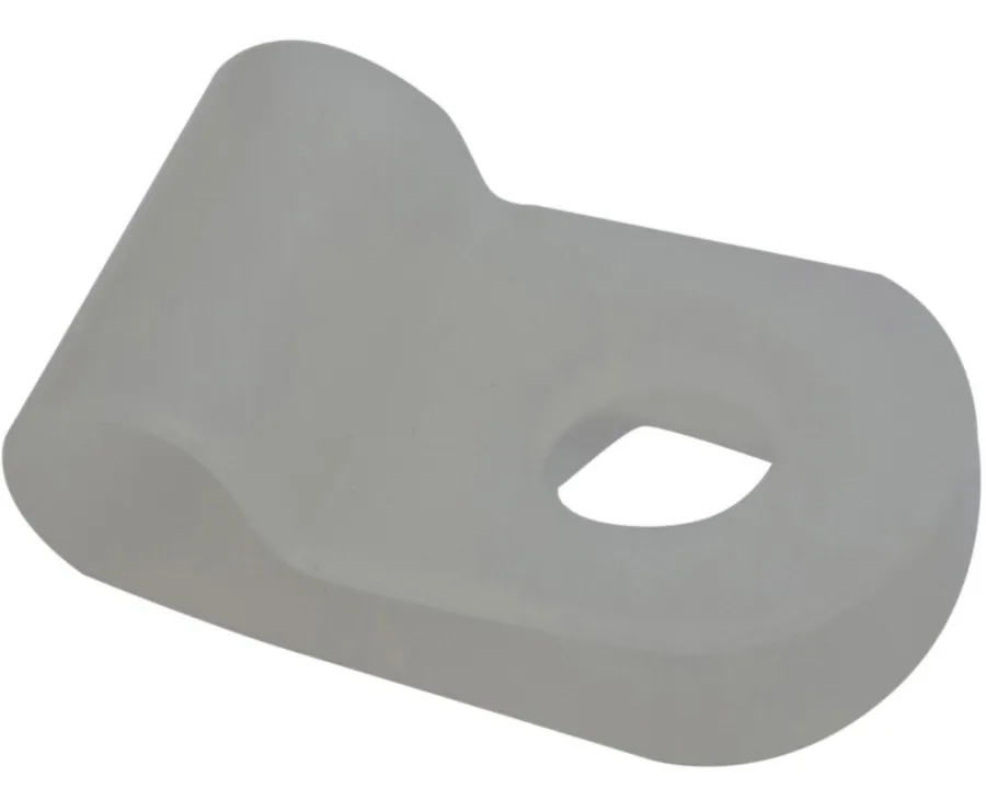 P Clip Nylon 6.4 mm Cable Natural (pack of 100)