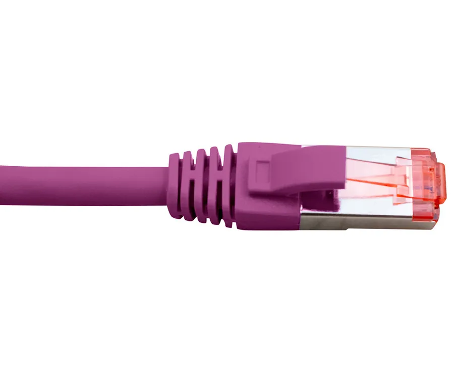 CAT6a Shielded Purple Patch Lead 2m