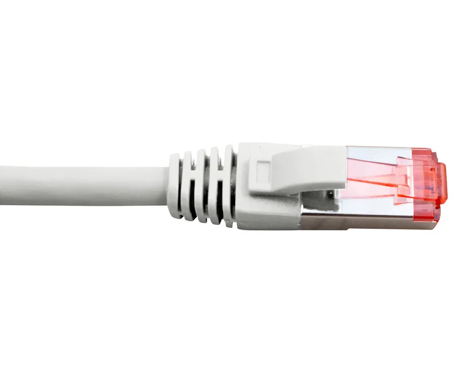 PATCH LEAD CAT6A SHIELDED WHITE 0.5M