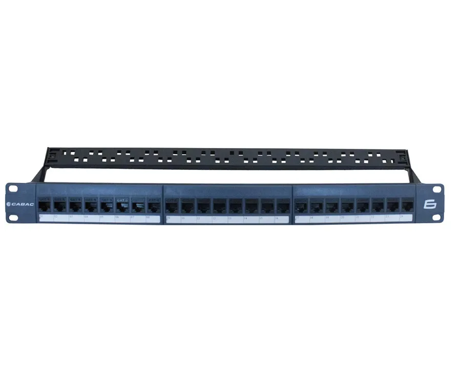 PATCH PANEL CAT6 REMOVABLE ID 24 PORT