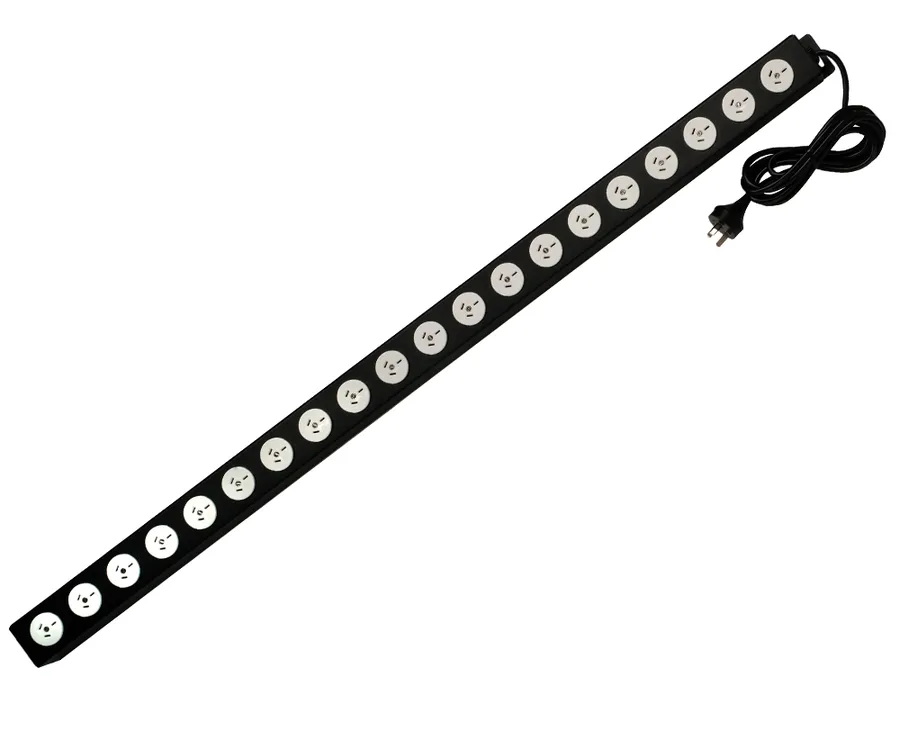 POWER RAIL VERTICAL 20 WAY 10AMP