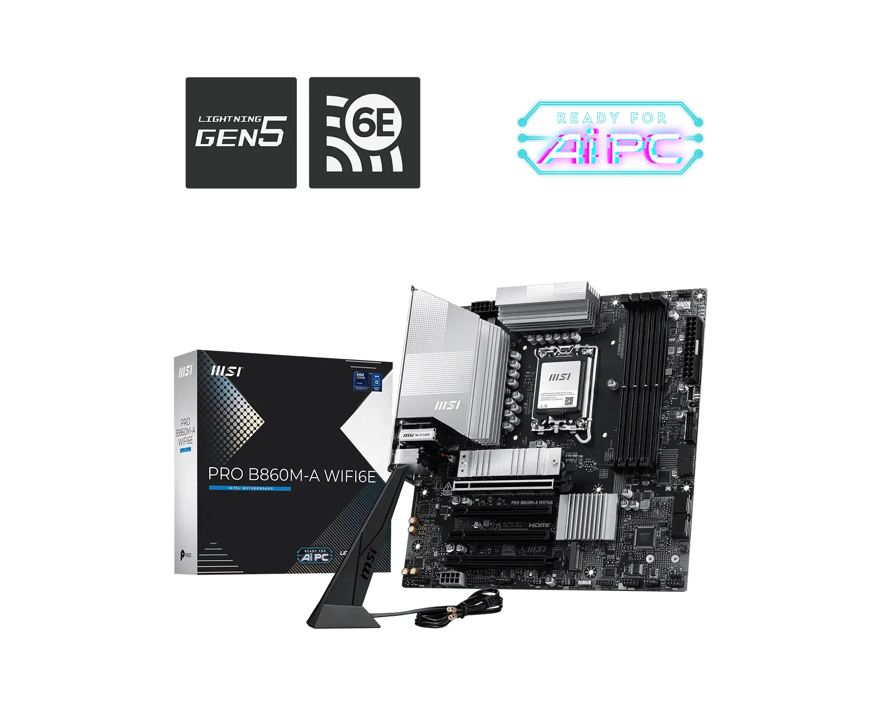 MSI PRO B860M-A WIFI6E MOTHERBOARD
