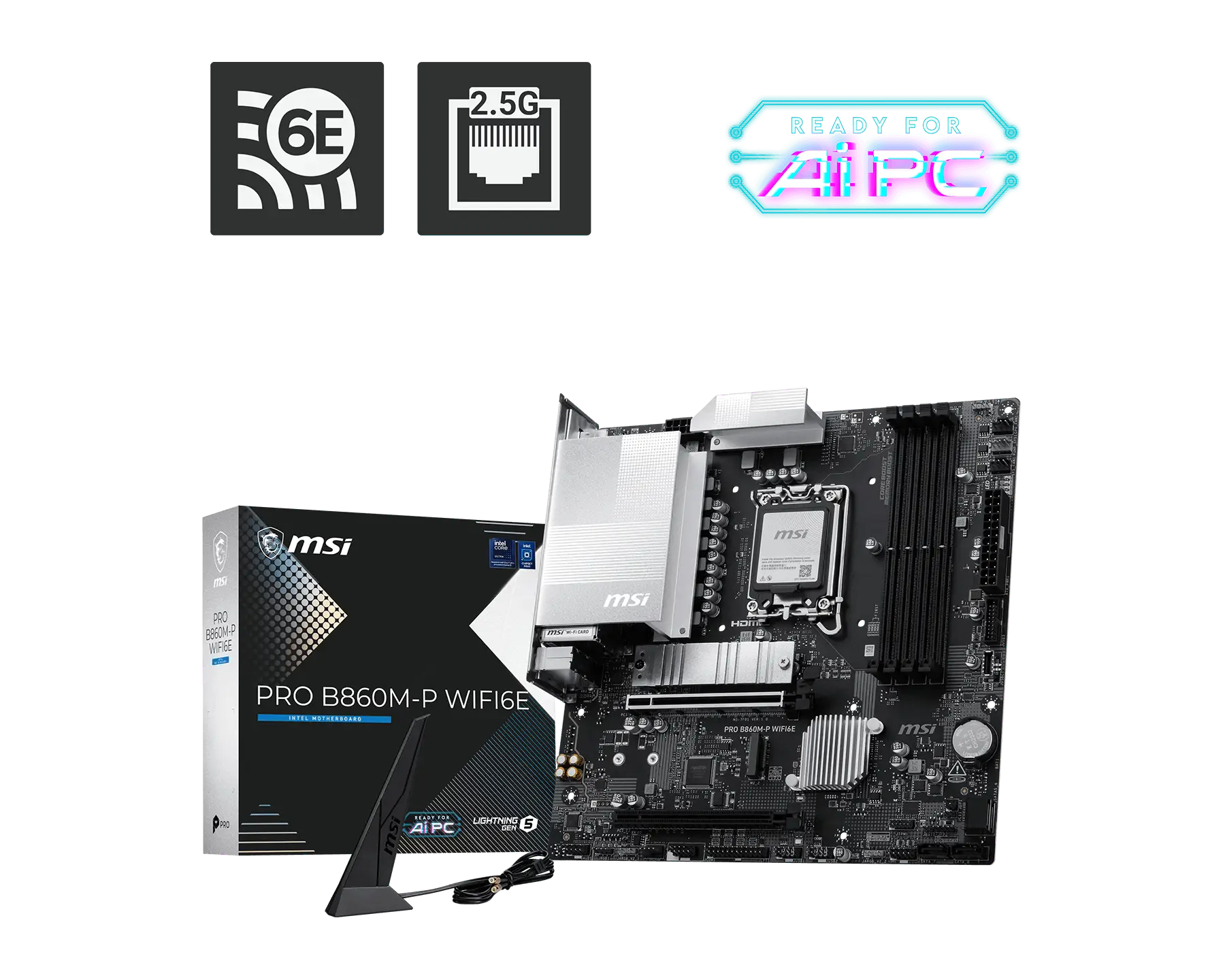 MSI PRO B860M-P WIFI6E MOTHERBOARD