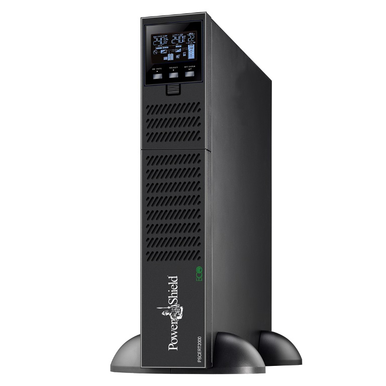 PowerShield Centurion RT 2000VA/1800W - 10Amp, True Online Double Conversion Rack/Tower UPS, 3 AUS sockets, 10A, C13 x 5, 2-year warranty