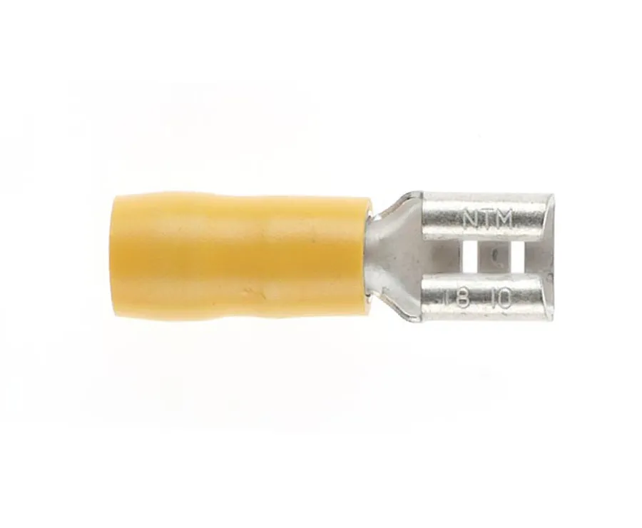Yellow Q/C 6.4*0.8mm Tab DG (pack of 50)