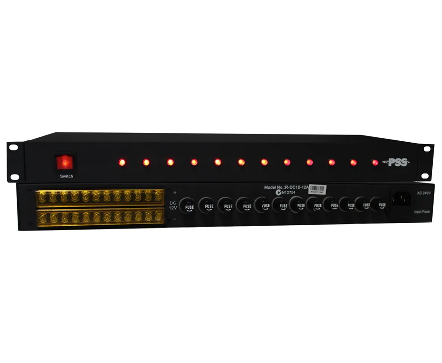 DC 12V12A 1RU Rack Mount P.S.U