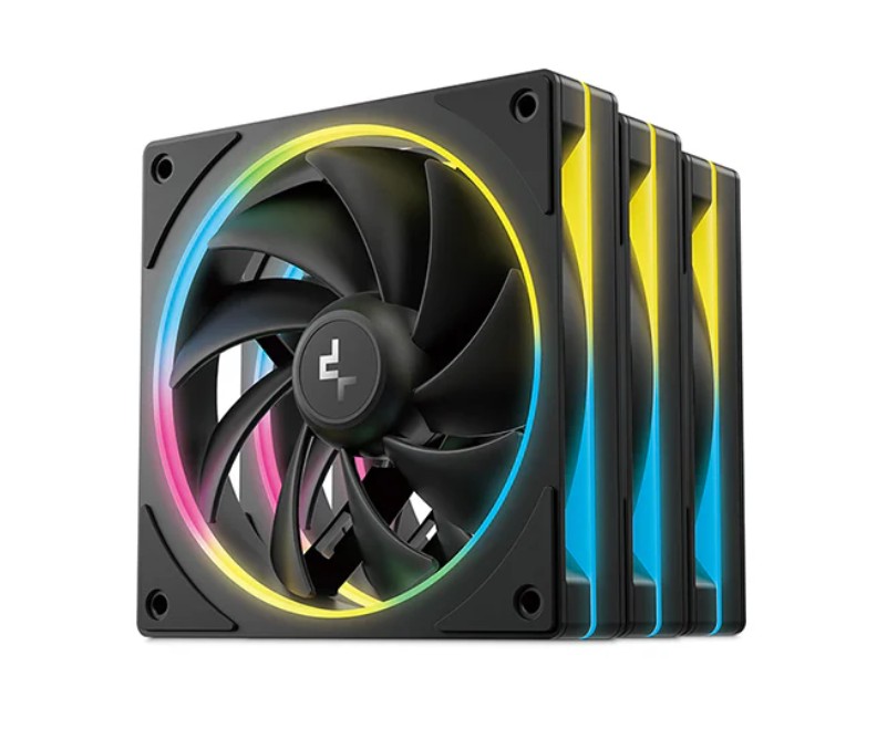DeepCool FL12 SE 3 Pack 120mm Performance ARGB Fans , Hydro Bearing 120×120×25 mm(L×W×H)