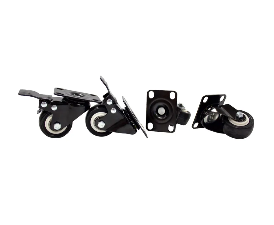 HEAVY DUTY CASTERS PK4 2xBRAKES 2xWO