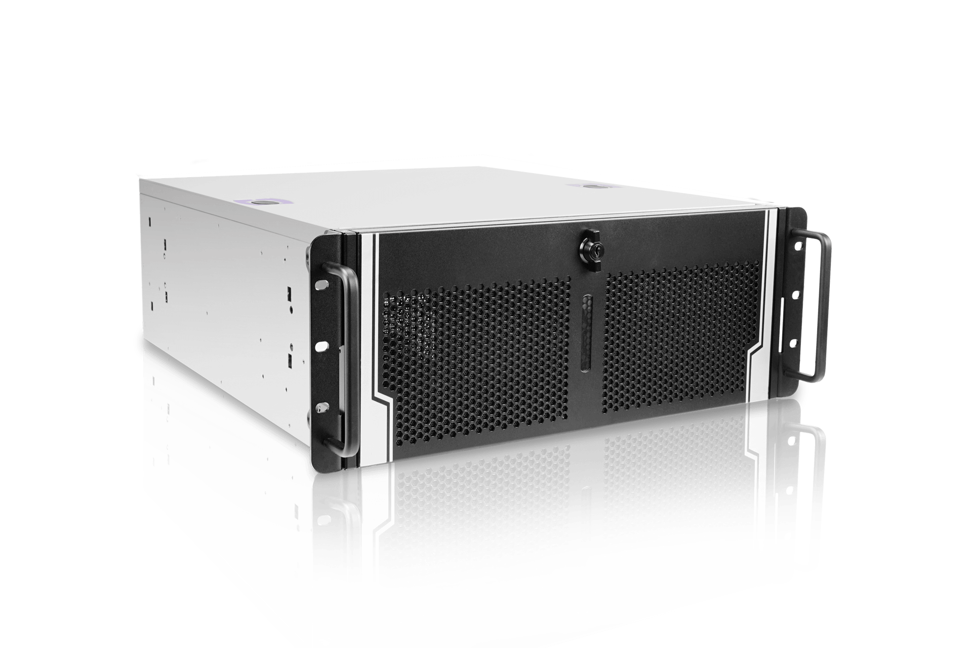 INWIN R400N 4U RACK SERVER CHASSIS/RED 500W PSUs