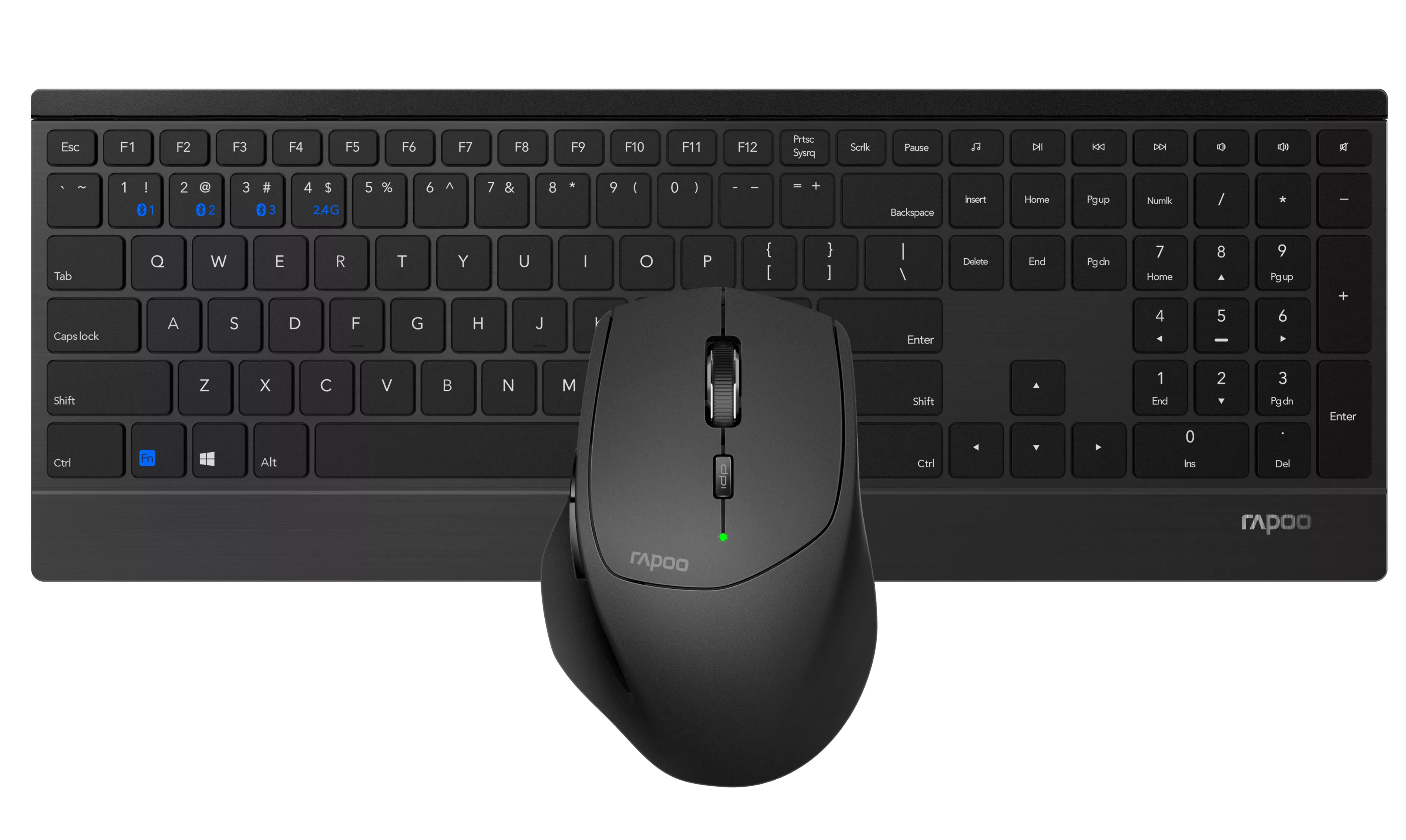 RAPOO 9500M WIRELESS KEYBOARD & MOUSE COMBO PACK