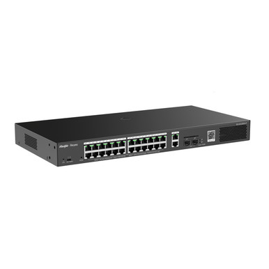 Ruijie Reyee ES228GS-P 28-Port Gigabit Smart PoE Switch, SFP, 370W