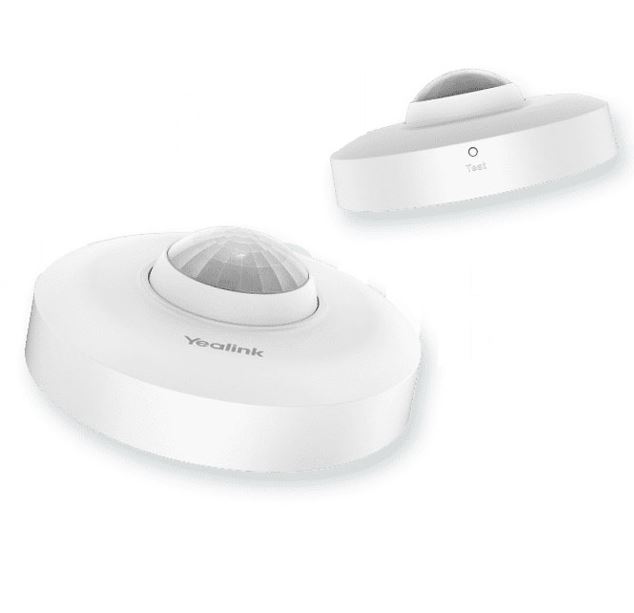 Yealink ROOMSENSOR - Room Occupancy Sensor, Lighting and Temperature Sensing, CR123 Battery Lithium ( 2 Years AMS, excluding battery), Bluetooth