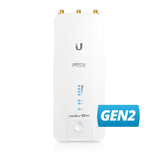 Ubiquiti Rocket AC Prism Gen2 5GHz Radio with speeds up to 450+Mbps, 50+ Client Capacity, Integrated GPS sync