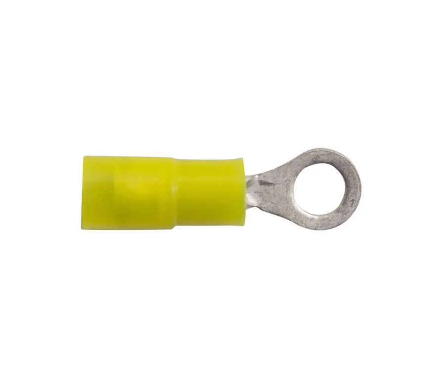 TERMINAL RING YELLOW 3MM STUD DG (pack of 100)
