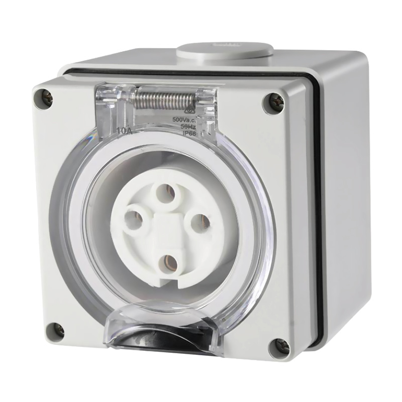 4 Pin Round Industrial Socket 32A