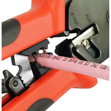 Simply45 PROSeries Heavy Duty RJ45 Crimp Tool for all S45 brand UTP & STP RJ45 Modular Plugs - 1Ea/Blister