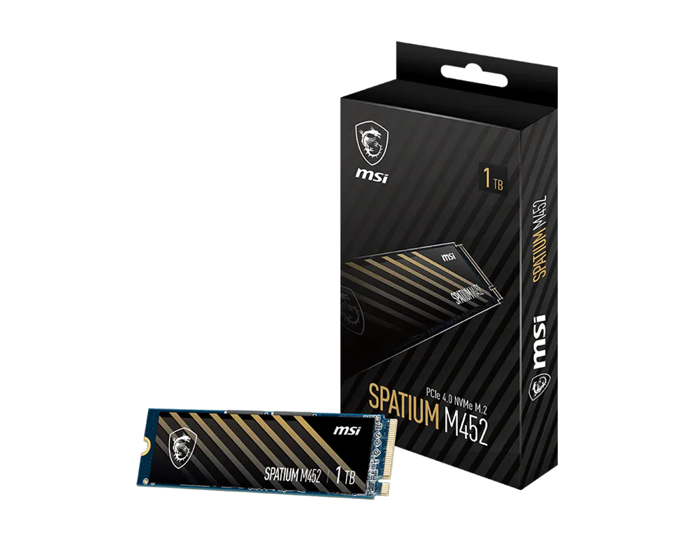 1TB MSI SPATIUM M452 M.2 SSD