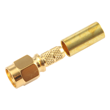 SMA Male Connector for RG-58 / L-195 Coaxial Cable
