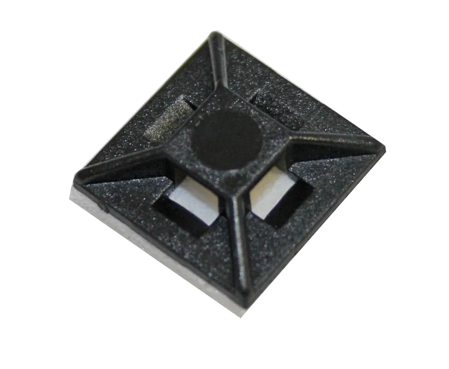 MOUNT SELF ADHESIVE 18 X 18MM UV BLACK (pack of 100)