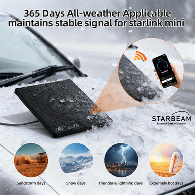 STARBEAM Starlink Mini Silicone Protective Cover - Safety Orange