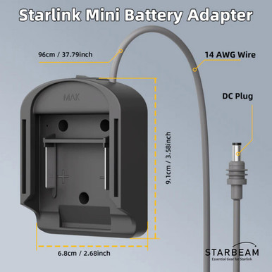 STARBEAM Starlink Mini Makita 18V Battery Adapter