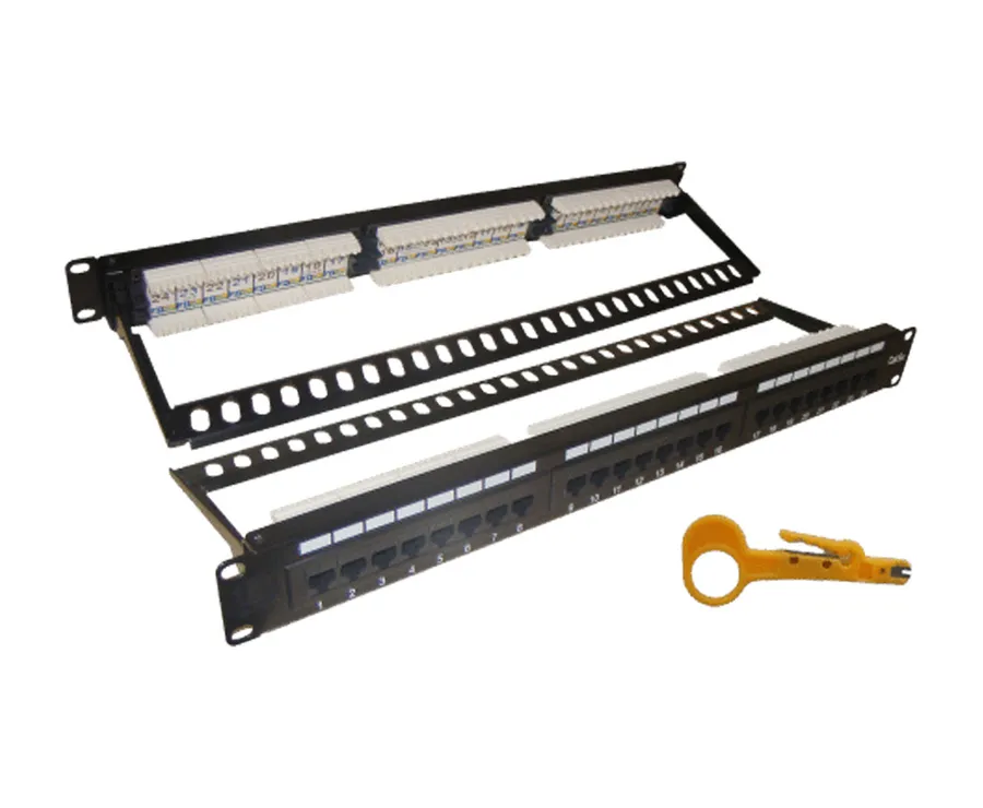 PATCH PANEL 24 PORT CAT6 WITH PUNCH TOOL