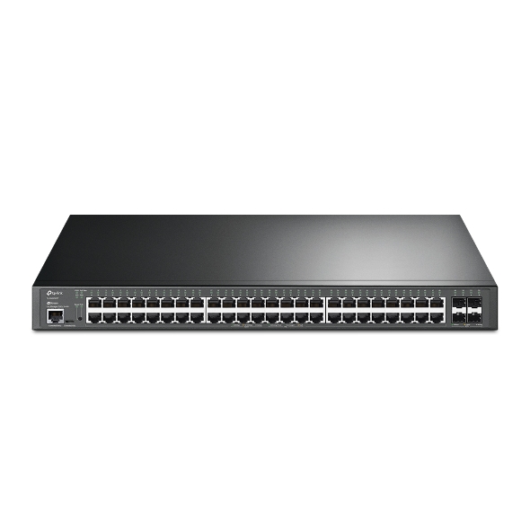 TP-Link SG3452XP Omada 48-Port PoE+ Gigabit L2+ Managed Switch with 4 10GE SFP+ Slots, Integration with Omada SDN Controller,Static Routing, OAM, DDM