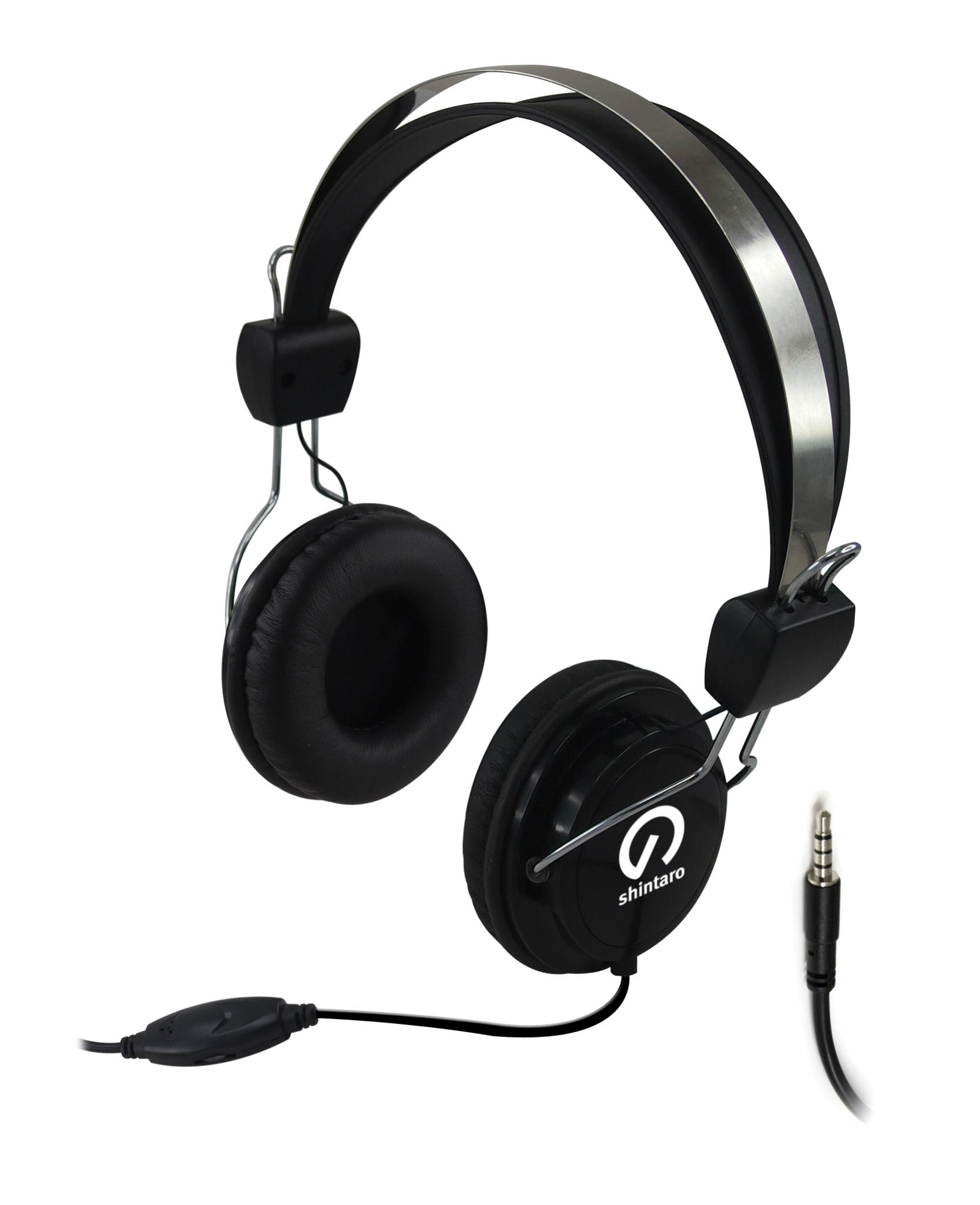 Shintaro 3.5mm Aux Headset w/ Inline Mic