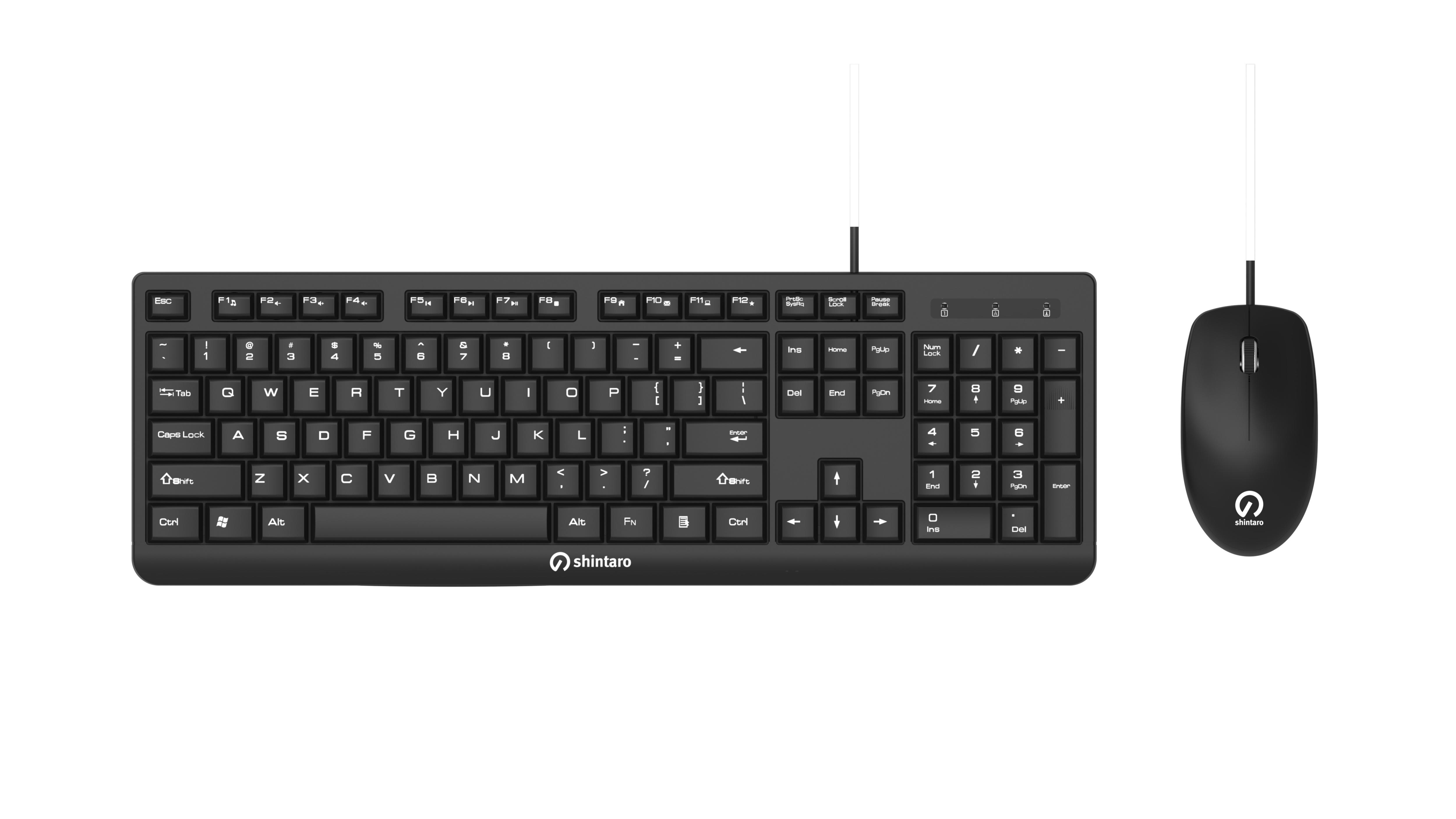 Shintaro Wired Keyboard & Mouse Combo