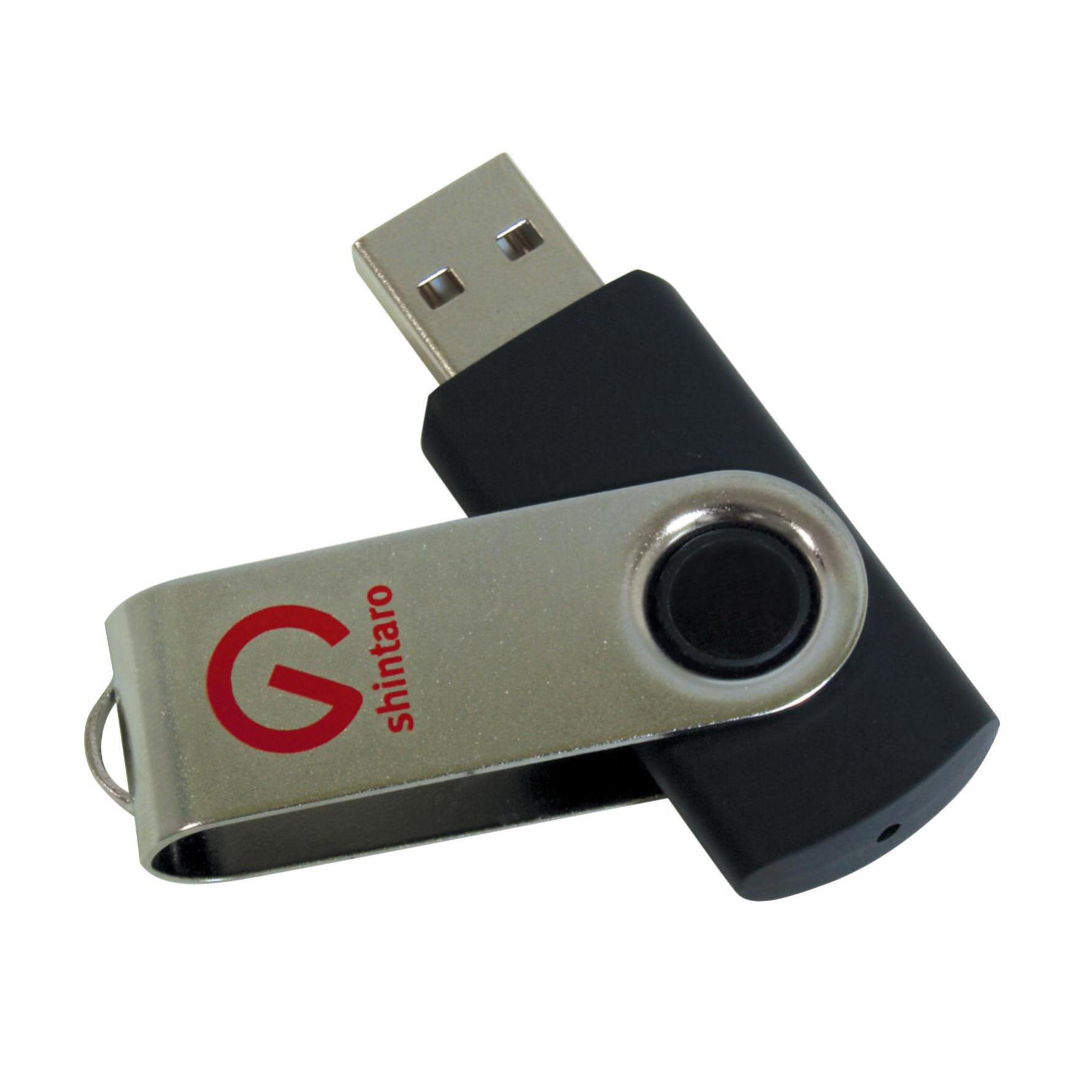Shintaro 16GB USB-A 3.2 Gen 1 Rotary Pocket Disk