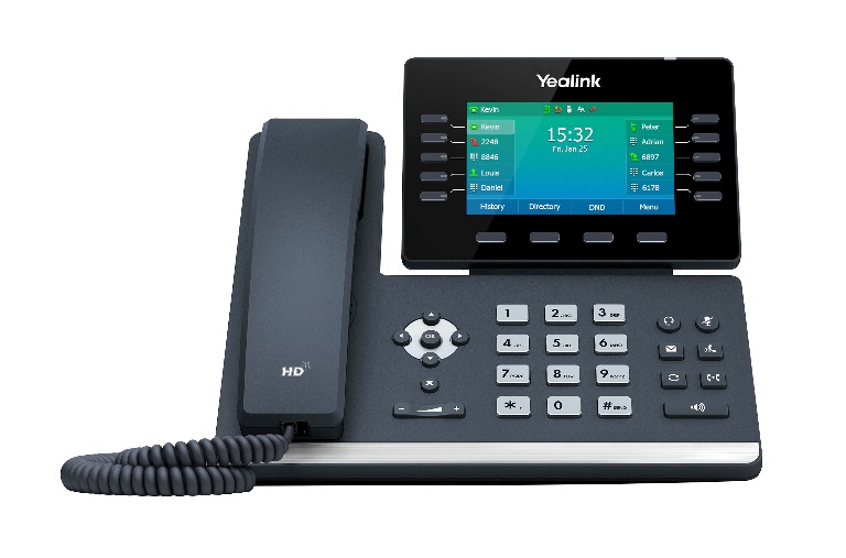 *Last Stock Yealink T54W, 16 Line IP HD Phone, 4.3' 480 x 272 Colour Screen, HD Voice, Dual Gig Ports, Built In Bluetooth And WiFi, USB 2.0 Port, SBC