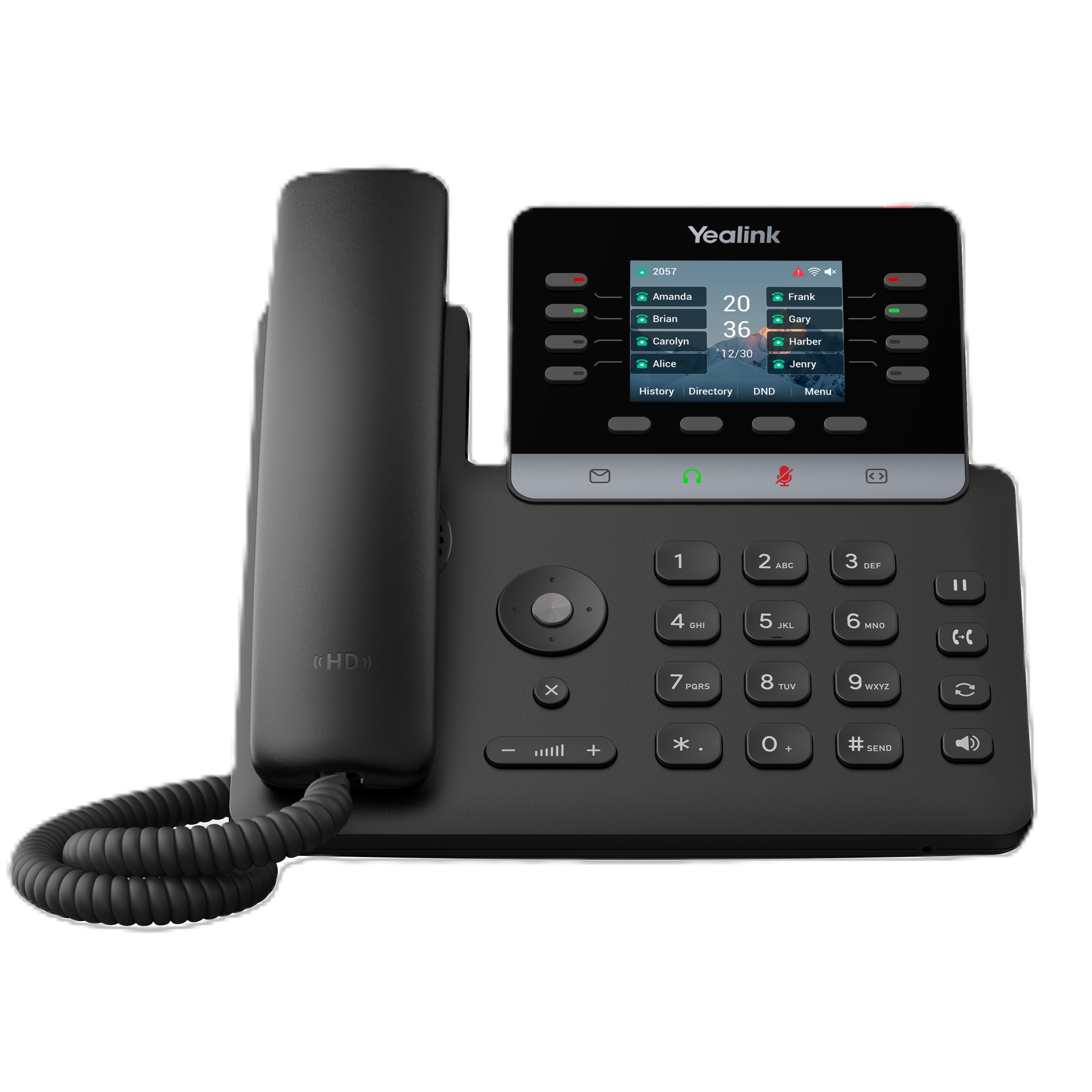Yealink SIP-T73U (SBC READY) IP Phone, 2.8' Color Display, 12 SIP Accounts, HD Voice, USB & PoE