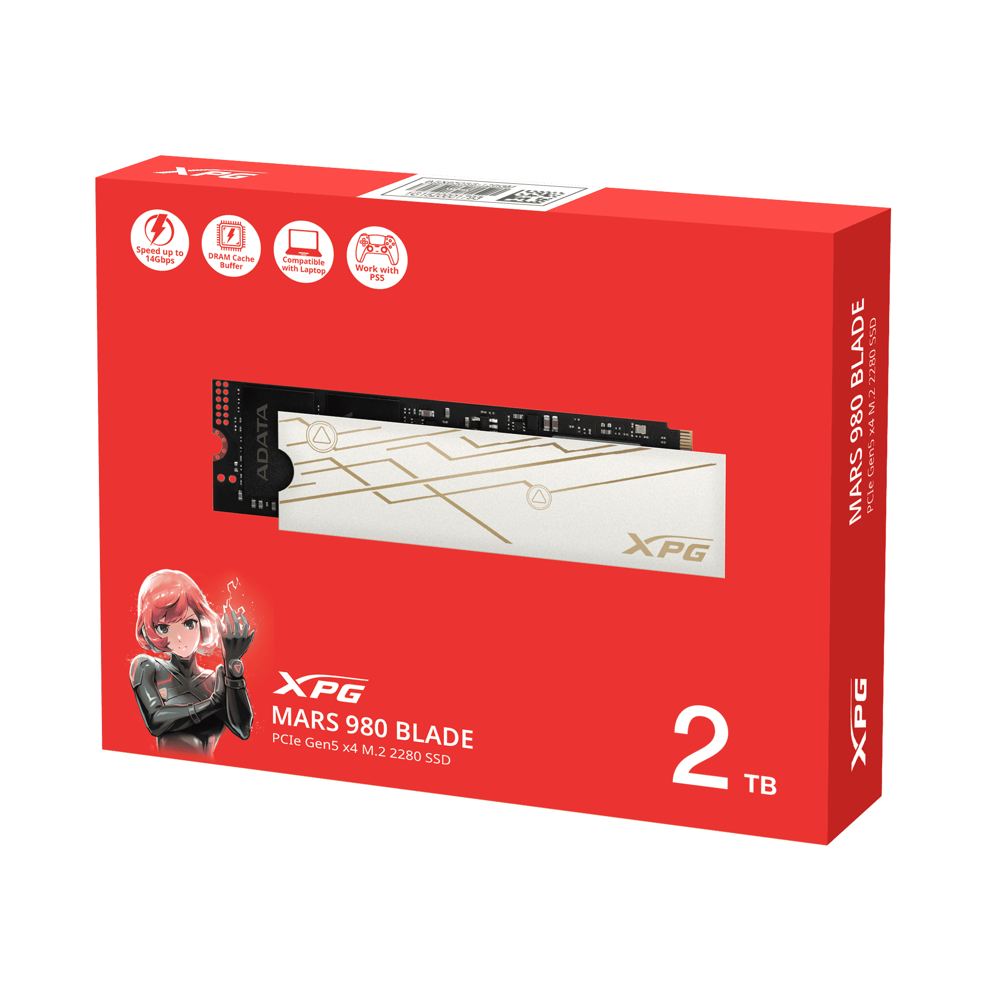 2TB ADATA MARS 980 BLADE M.2 SSD
