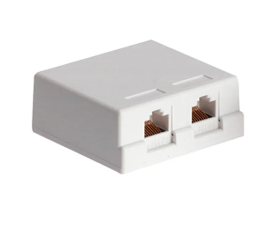 SURFACE MOUNT BOX 2 WAY CAT6