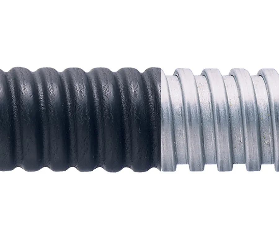 CONDUIT SP XFLEX G/STEEL PVC NC10X25M BK (roll)