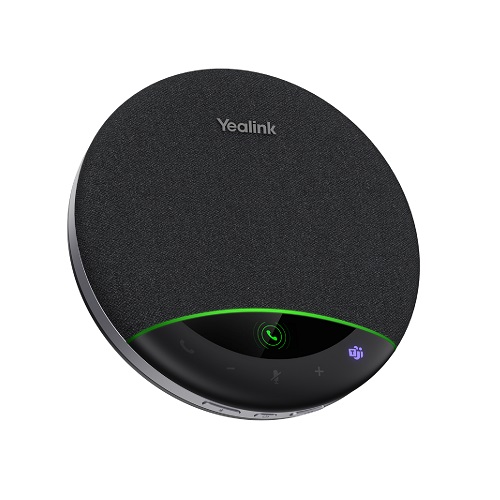 Yealink SP96 with Dongle USB-C/A, AI Noise Cancellation, ·6 Mic for 5m All-round Voice Pick Up, 65 mm Speaker Full Duplex Audio & Echo Cancellation