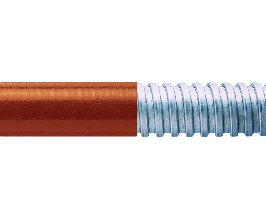 CONDUIT LT GAL STEEL PVC 25MMX25M ORG (roll)