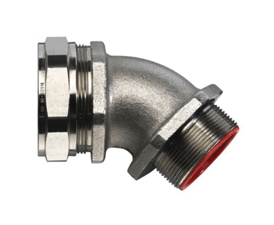 FITTING SPL 45DEG FXD EXT THREAD M40