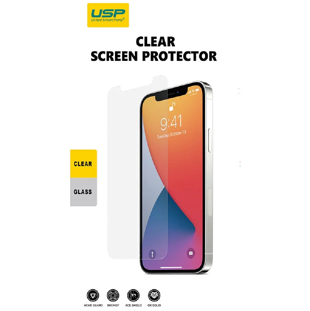 USP Apple iPhone SE (3rd & 2nd Gen) and iPhone 8 / iPhone 7 (4.7') Tempered Glass Screen Protector - Full Coverage, 9H Hardness, 5 Years Warranty