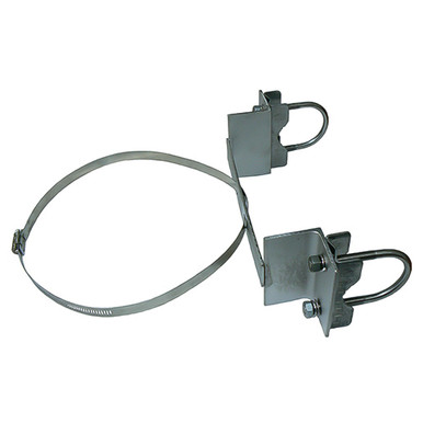 ZCG Dual Right Angle Hose Clamp Bracket, 316 Stainless Steel, 50-200mm Pole, 30-50mm Ancillary