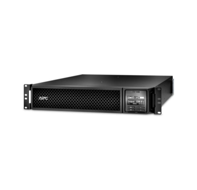 APC Smart-UPS 3000VA/2700W Online UPS, 2U Rackmount, 230V/16A Input, 2x IEC C19 & 8x IEC C13 Outlets, Lead Acid Battery, SmartSlot, W/ Rail Kit